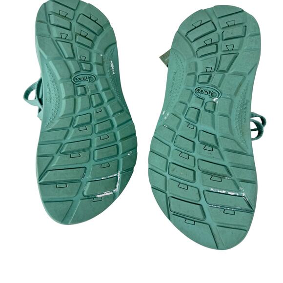 Chaco ZX1 EcoTread Sandal Kid's 4 Green Diamond Classic Fit Slip-Resistant - Picture 10 of 11